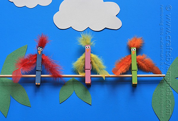 birds on a branch