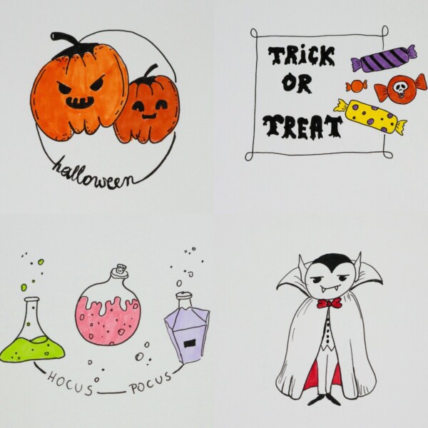 Halloween drawings