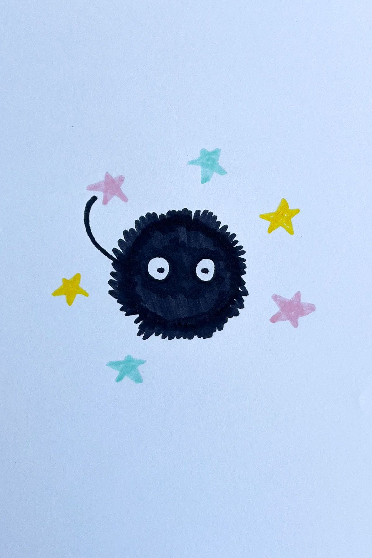 soot sprite anime drawing