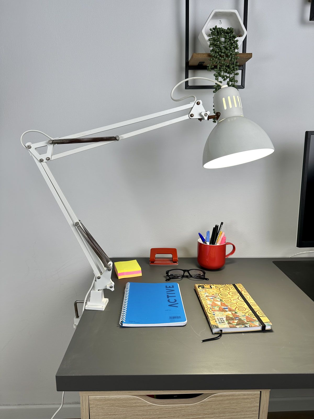 Use a Clamp to Optimize Desk Space