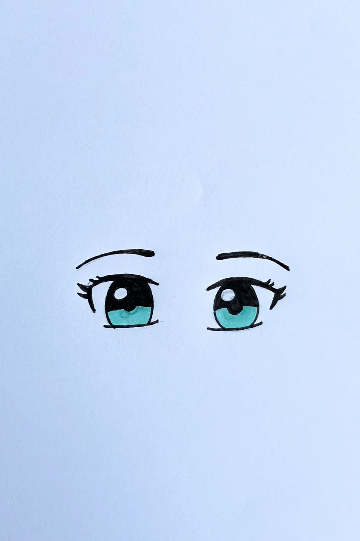 anime eyes drawing