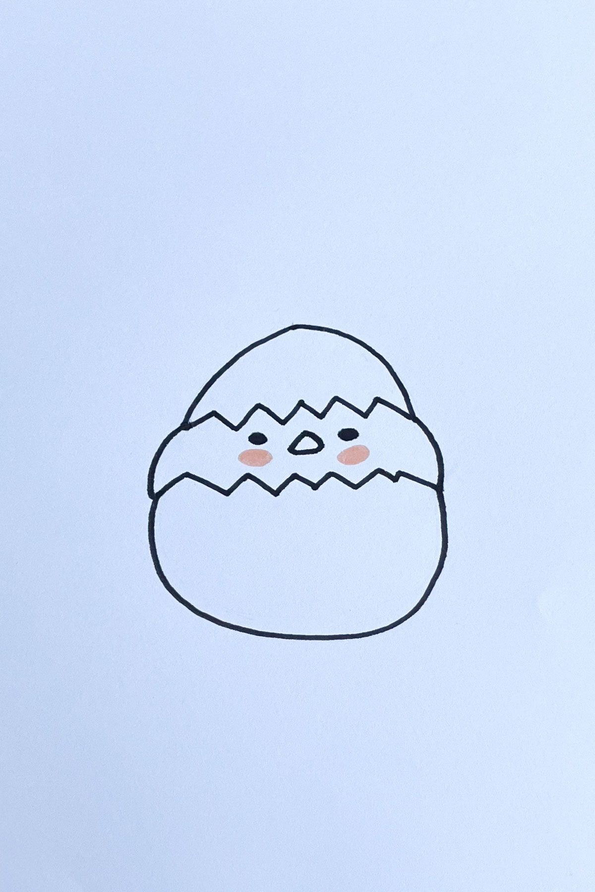 cracking egg anime drawing
