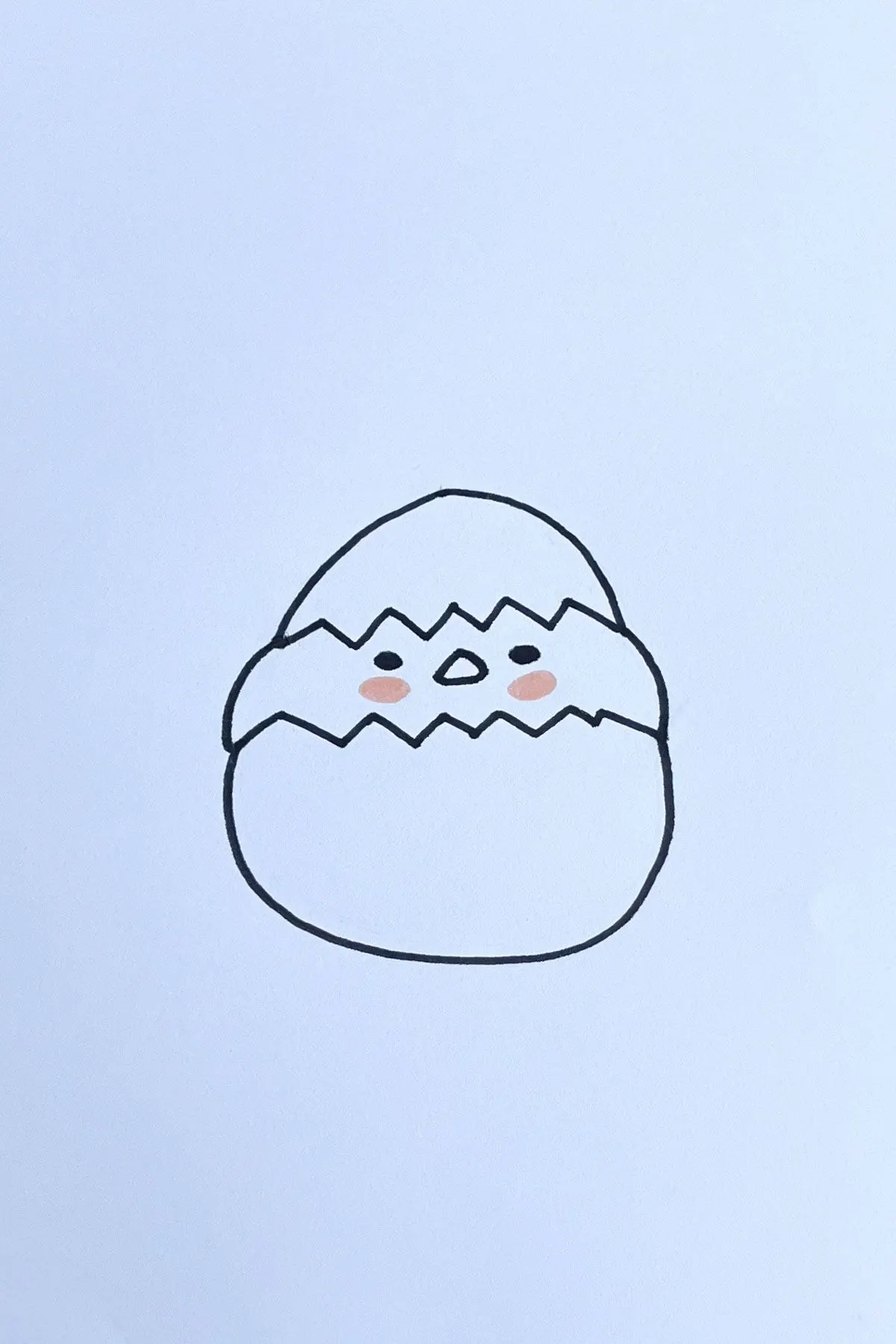 cracking egg anime drawing