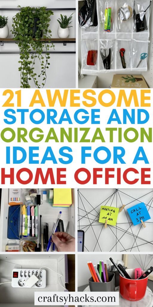 Organization Ideas for A Home Office