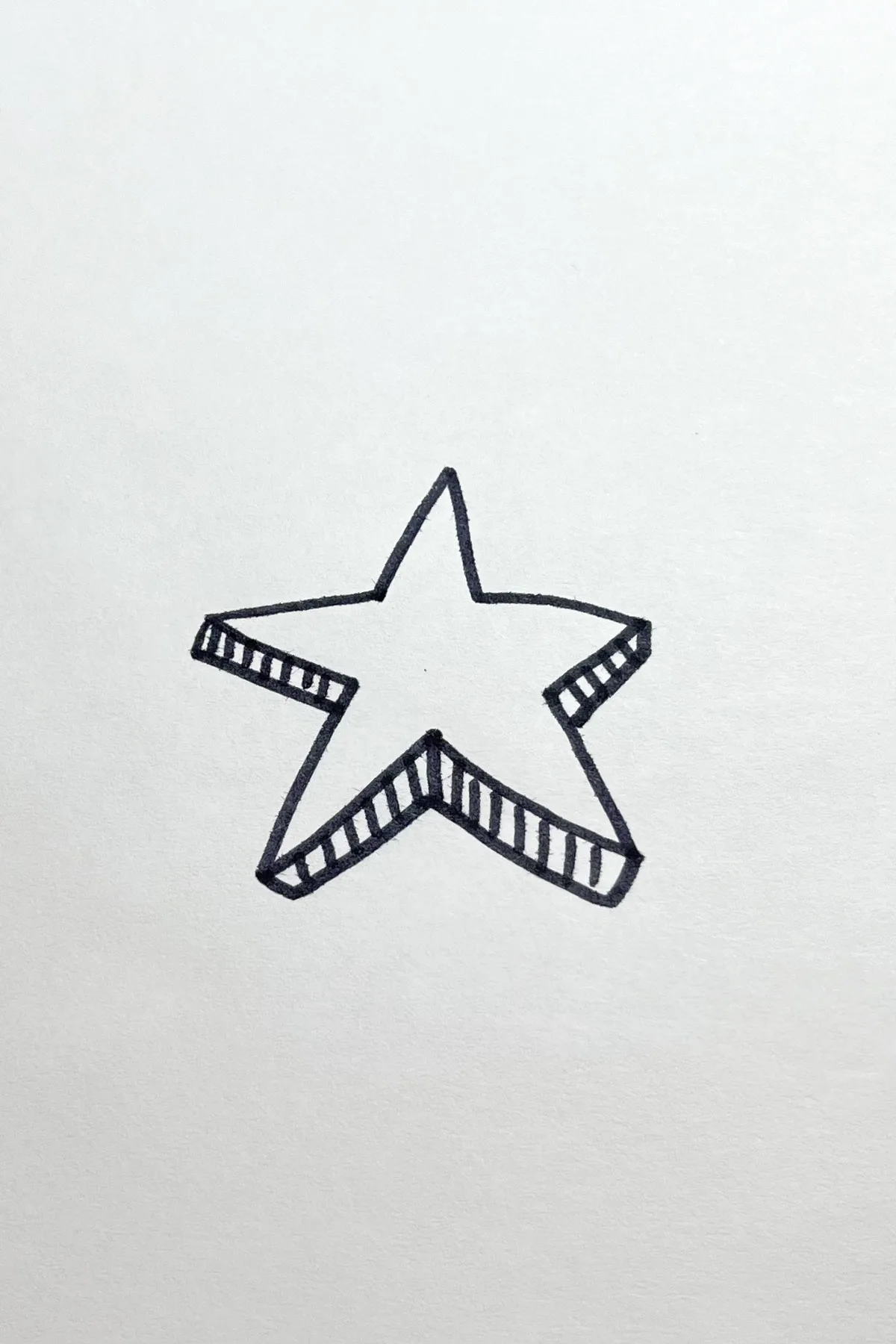 3D star drawing