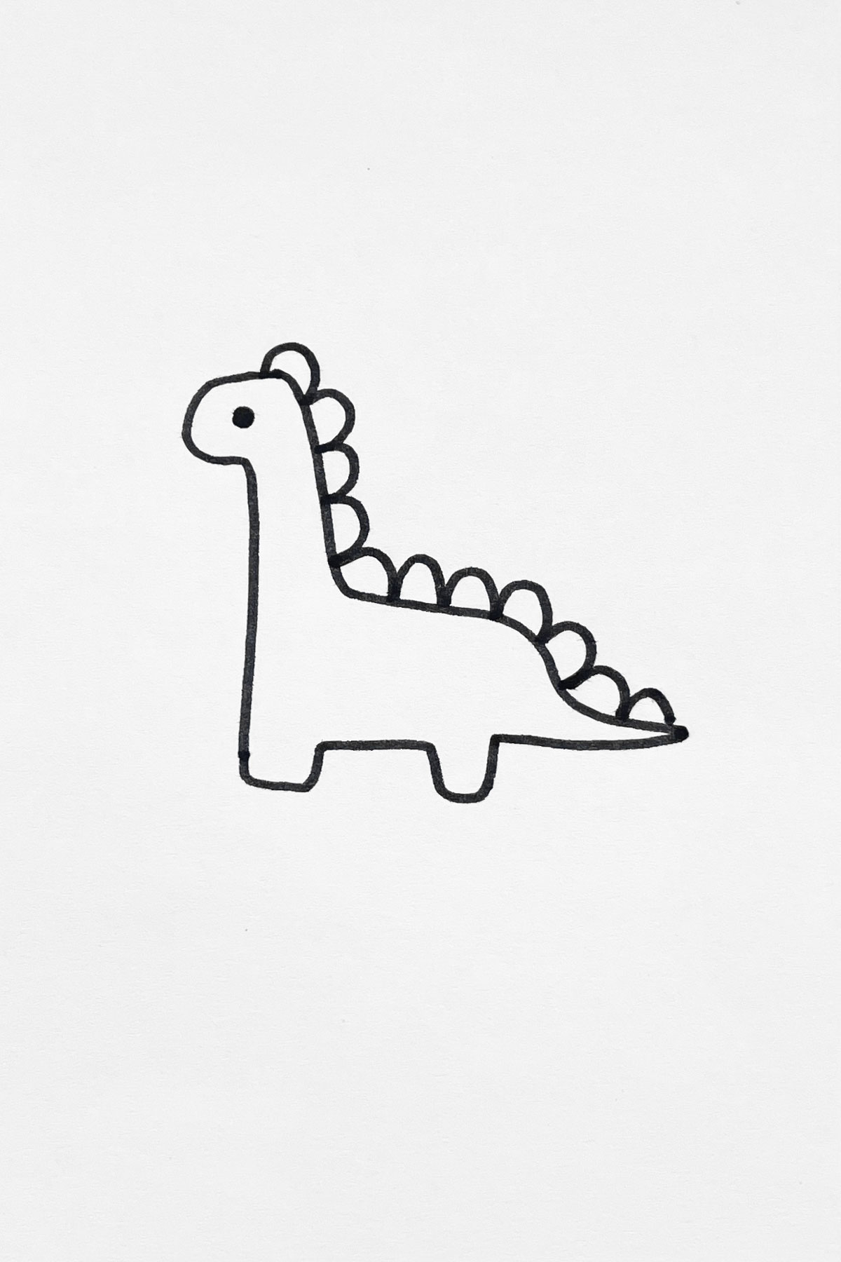 Stuffed Toy Dinosaur drawing