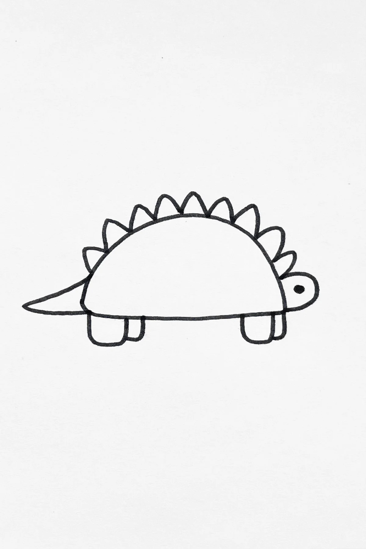 31 Extra Cute Dinosaur Drawing Ideas - Craftsy Hacks