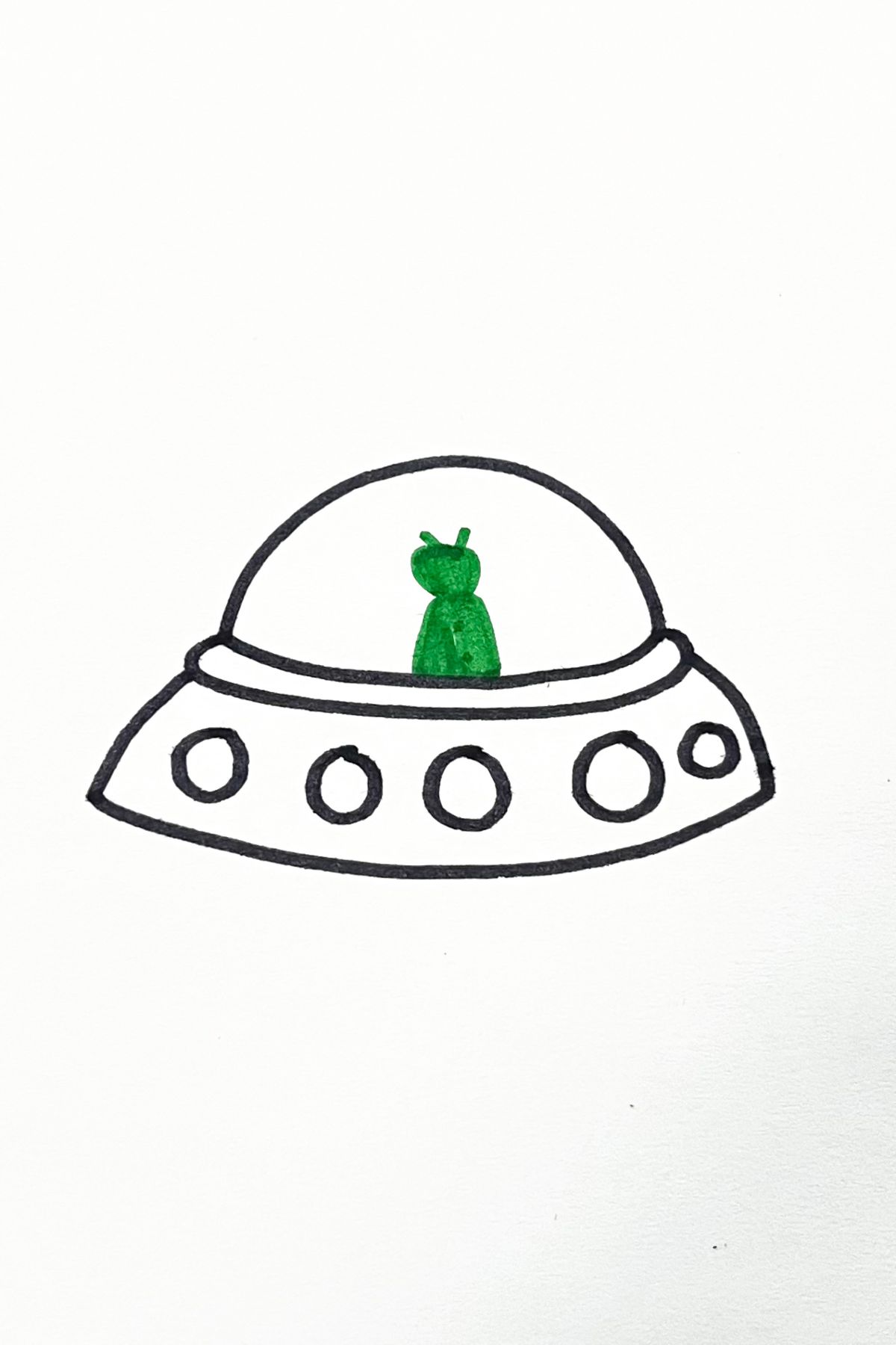 UFO drawing idea