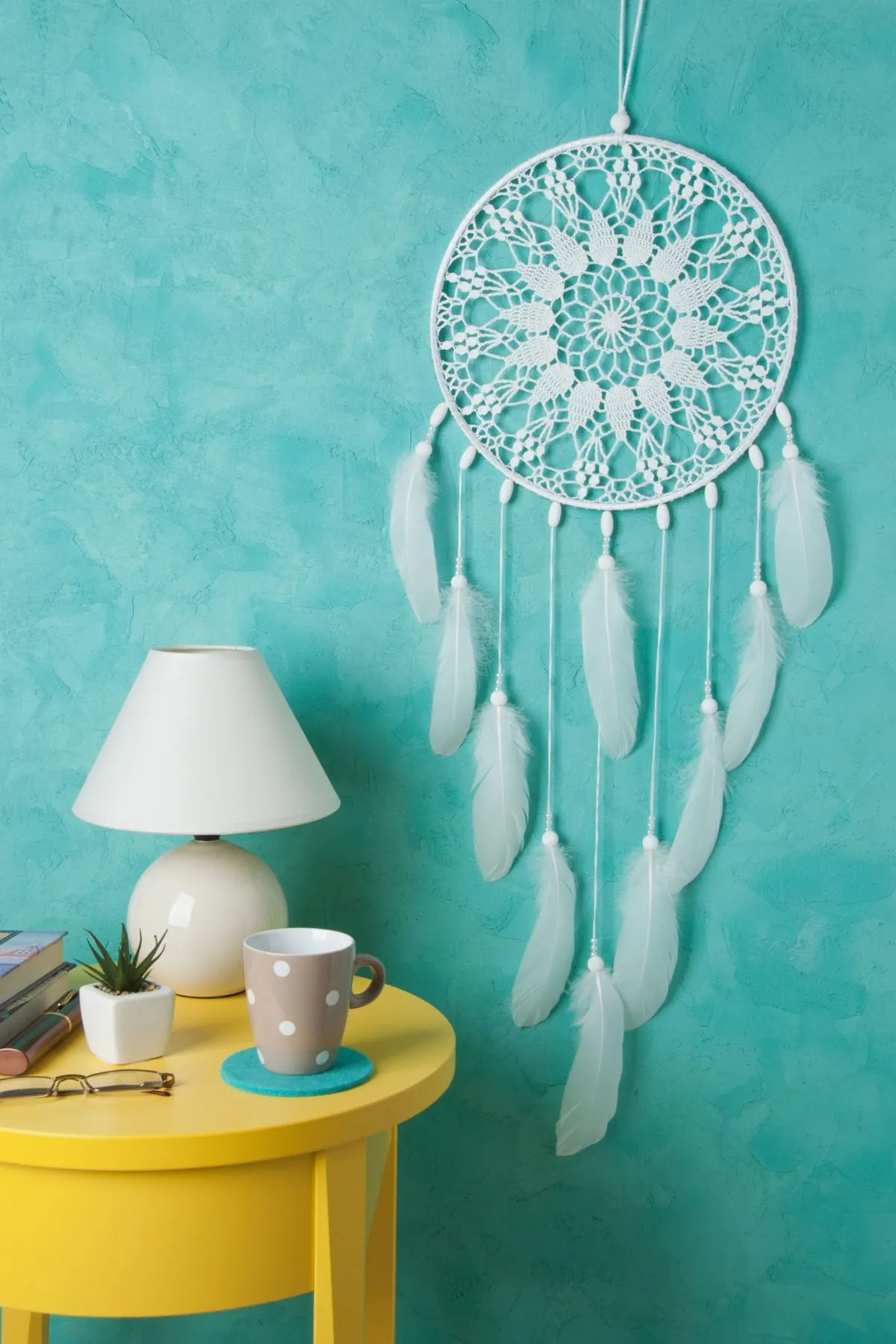 Feather Accented Dream Catcher