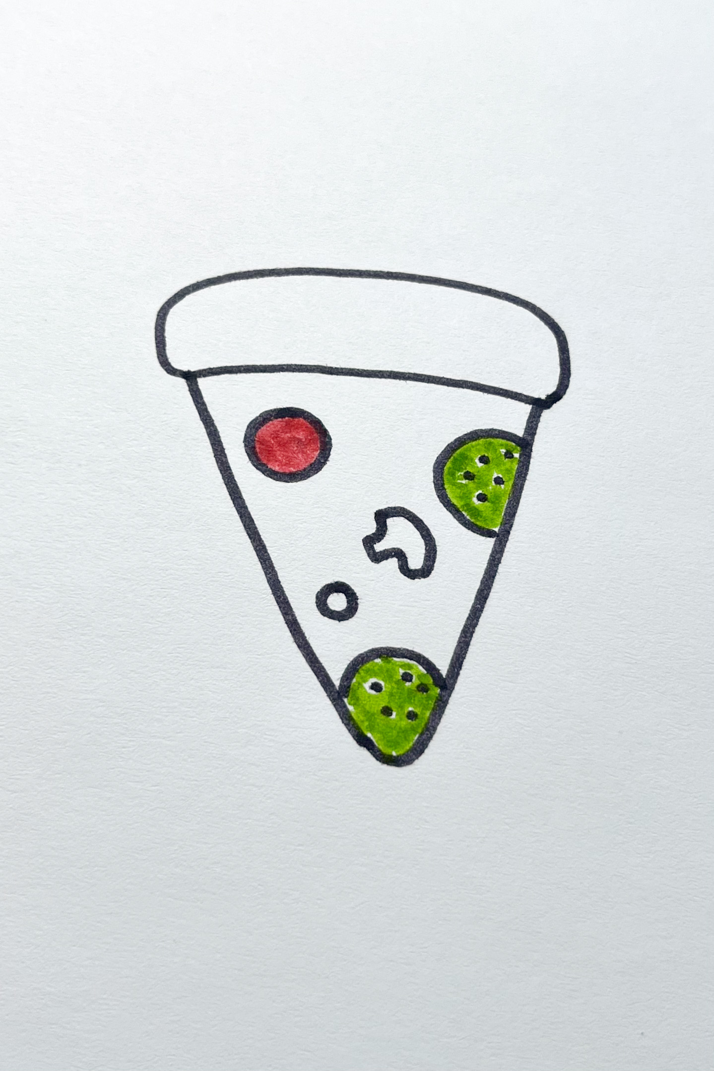pizza drawing