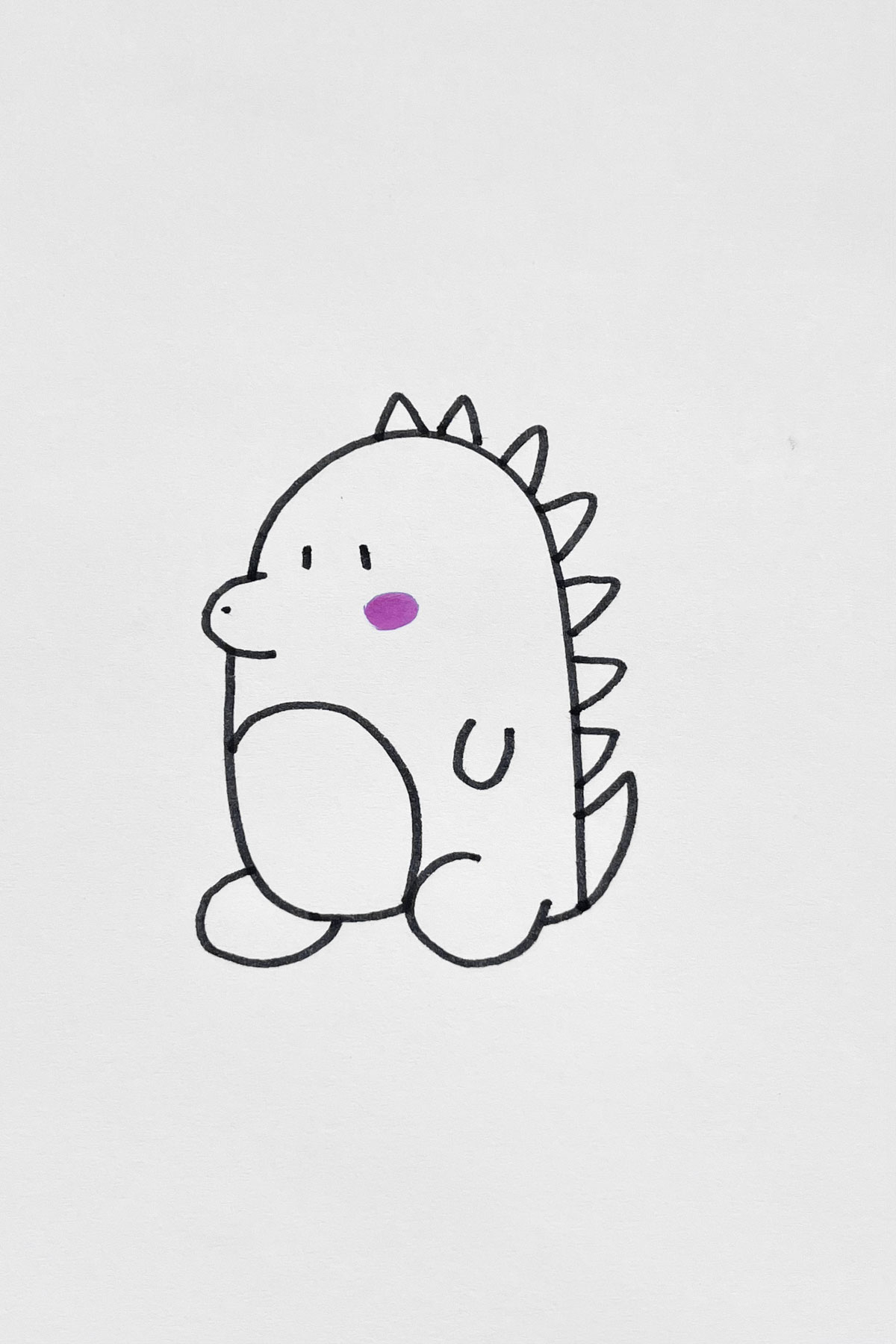 Cute Dinosaur drawing