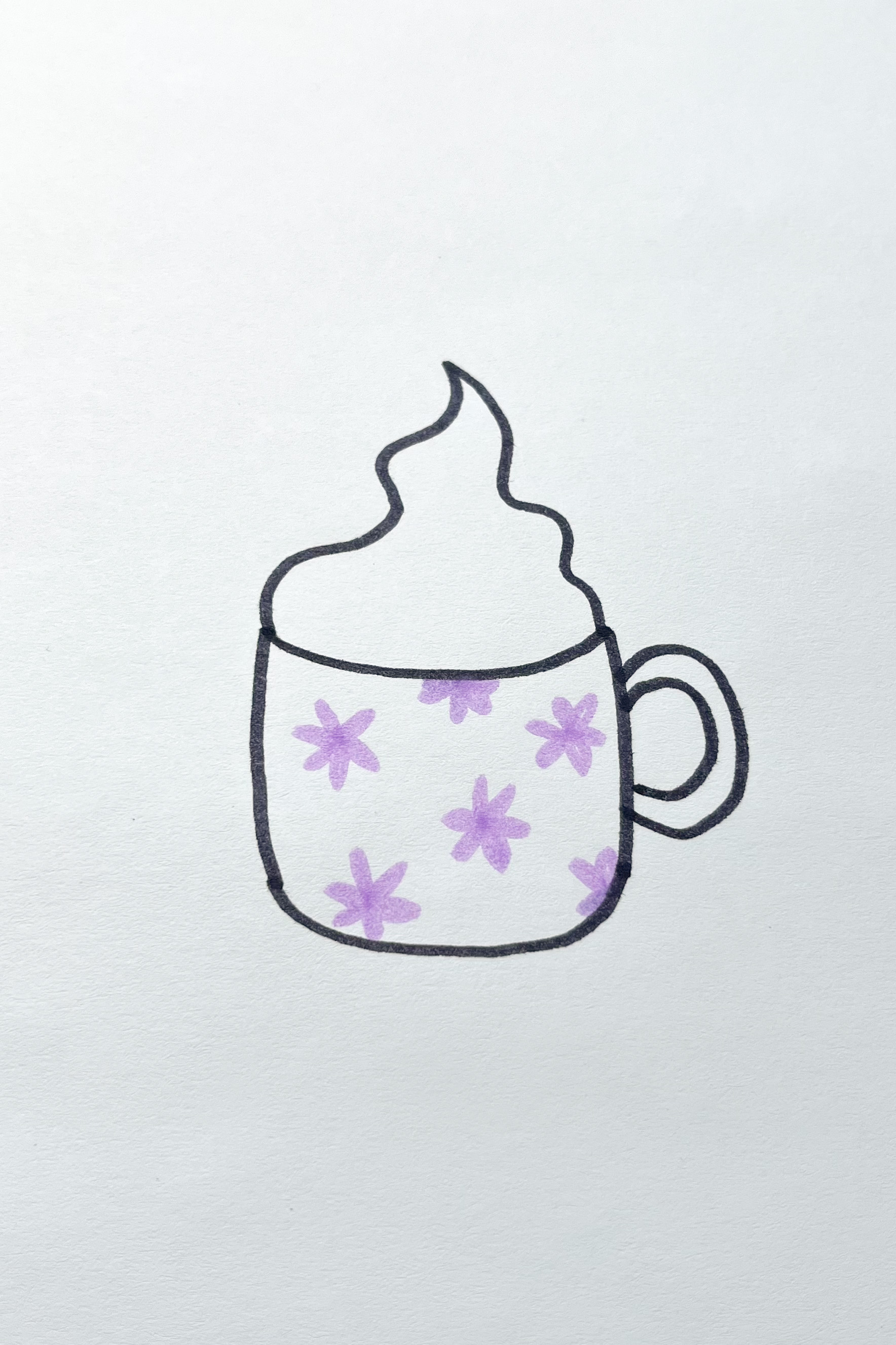 hot chocolate drawing