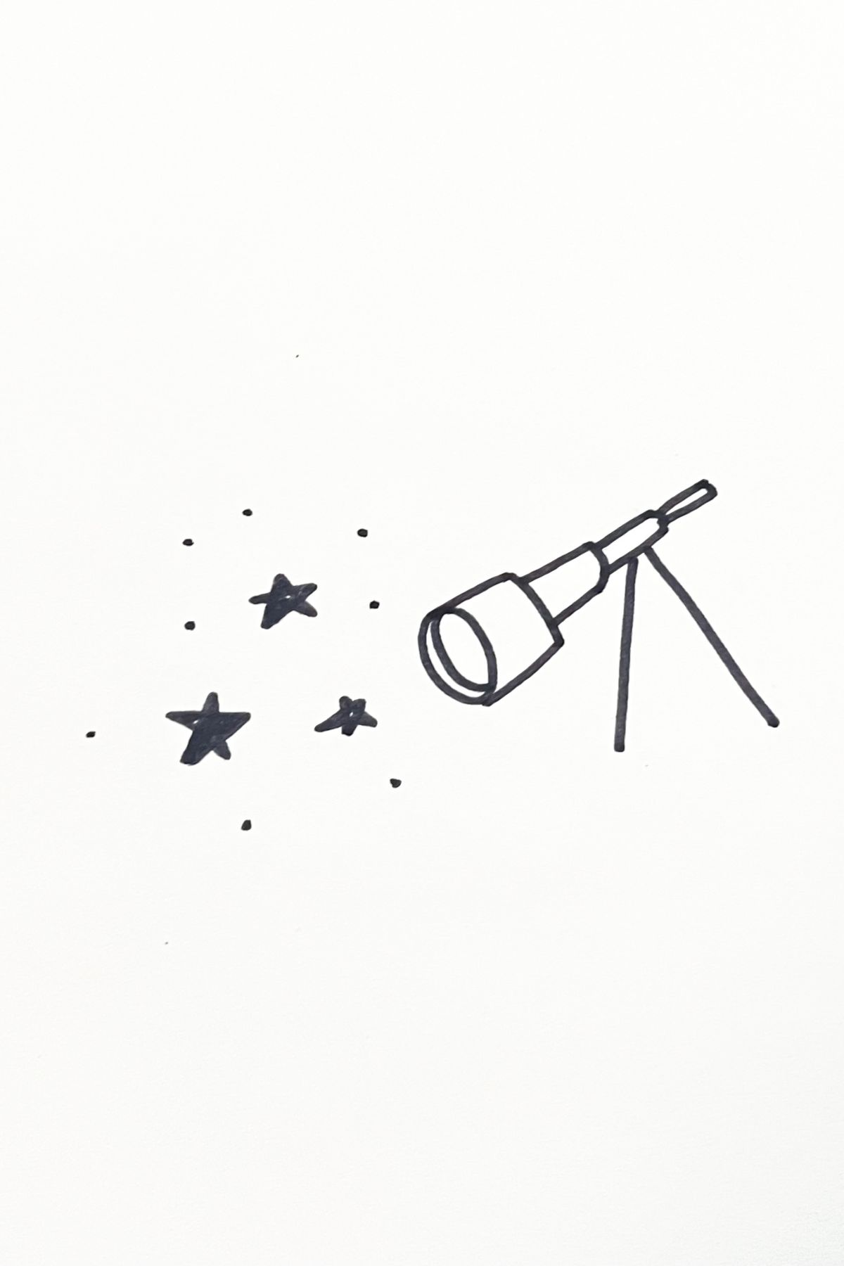 telescope drawing idea