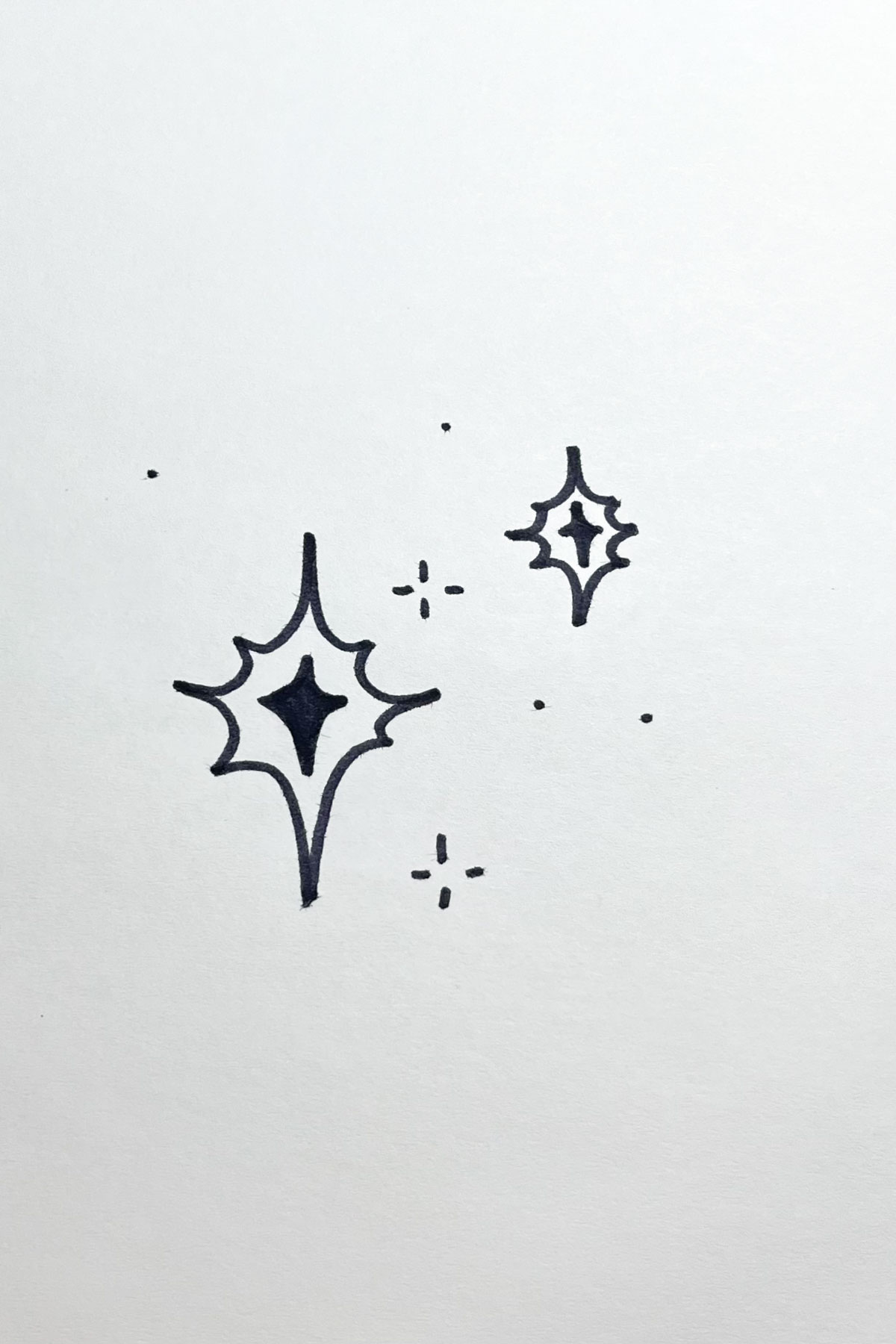 starry night drawing