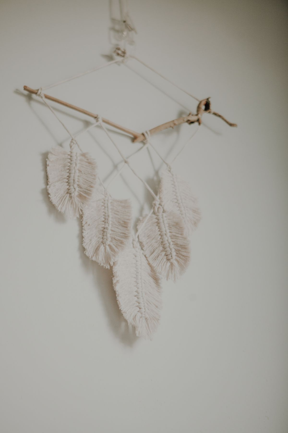 Macrame Feathers Wall Hanging