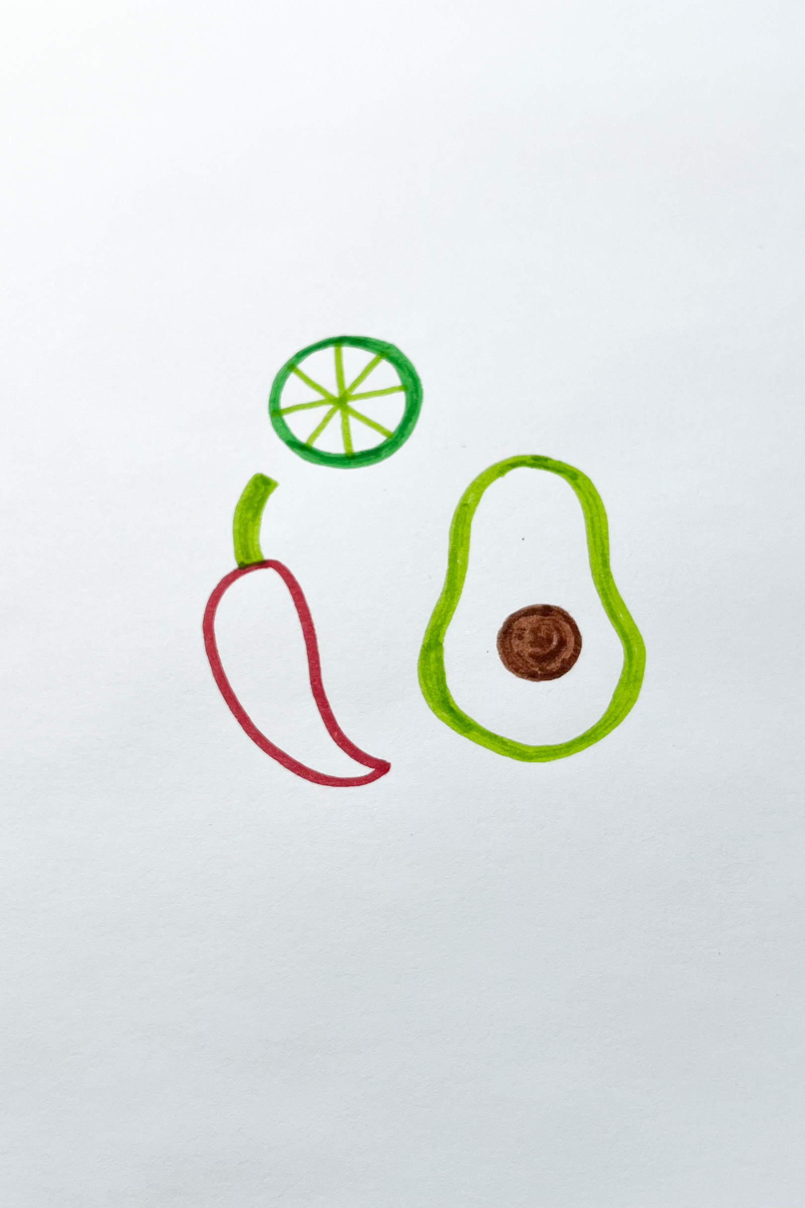 guacamole drawing