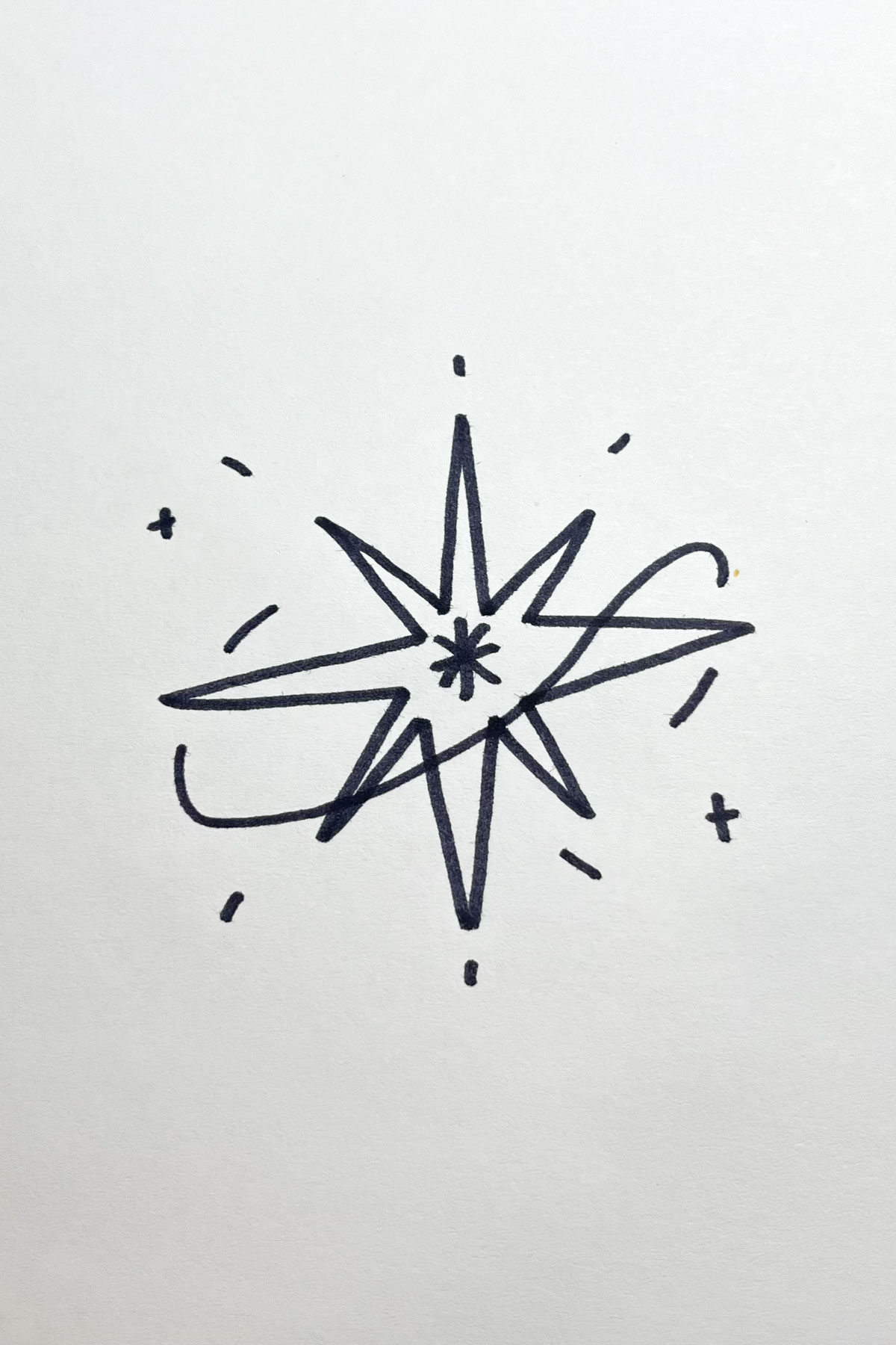 starburst drawing