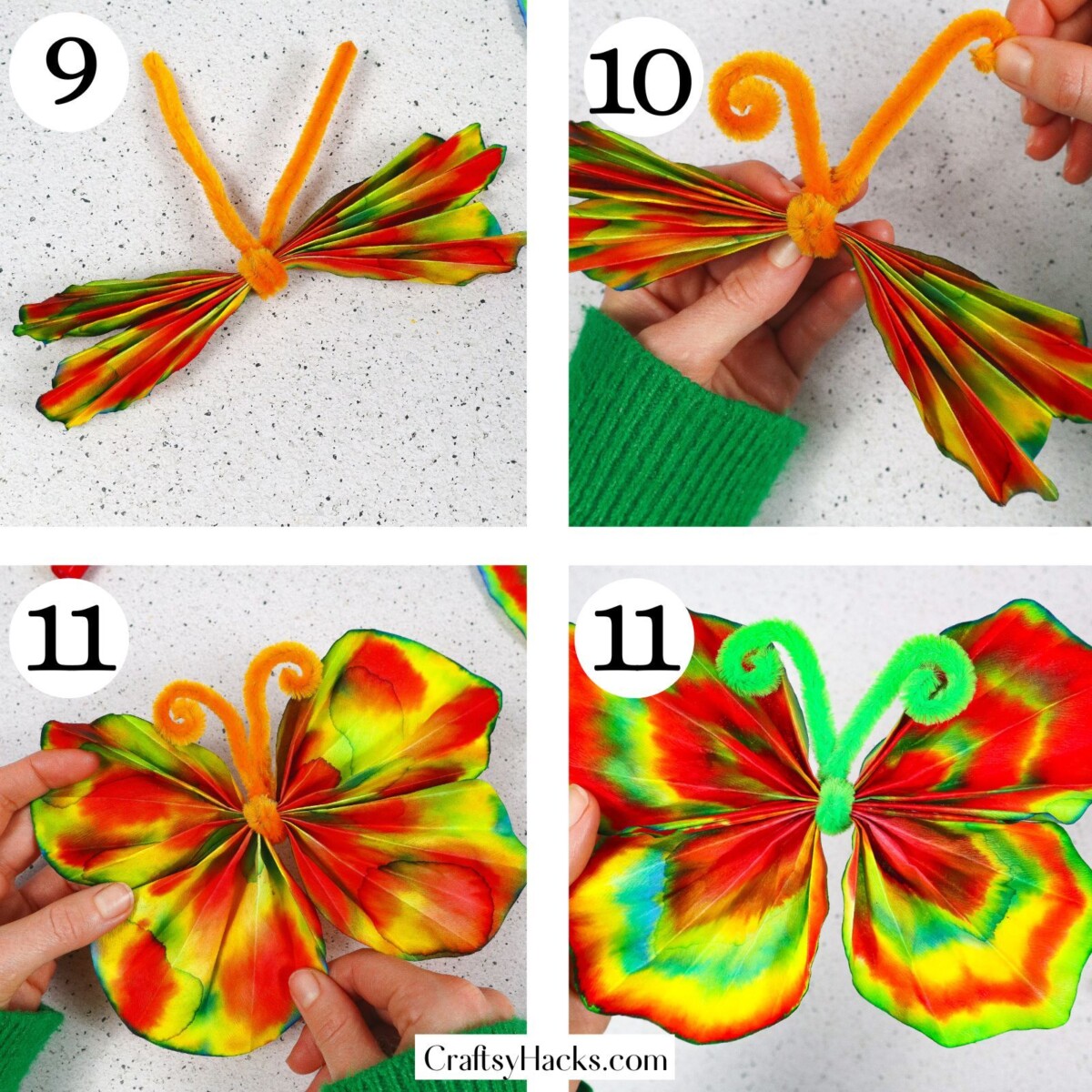 Coffee Filter Butterflies - Craftsy Hacks