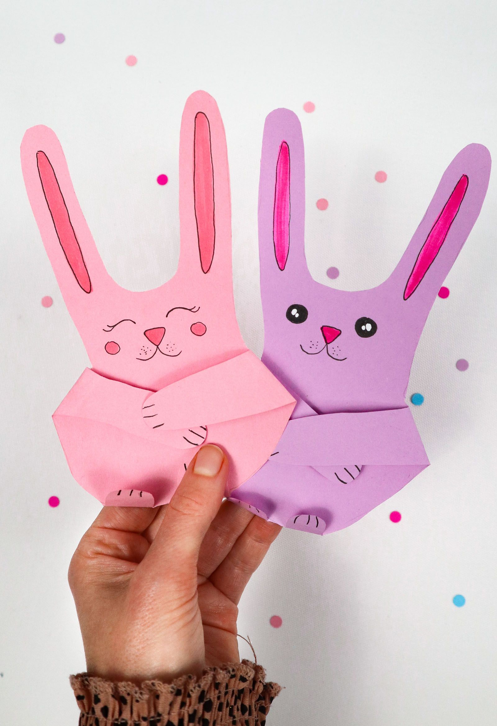 Handprint Bunnies kids craft