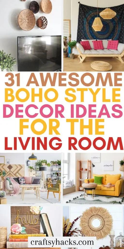 Boho Decor Ideas for Living Rooms