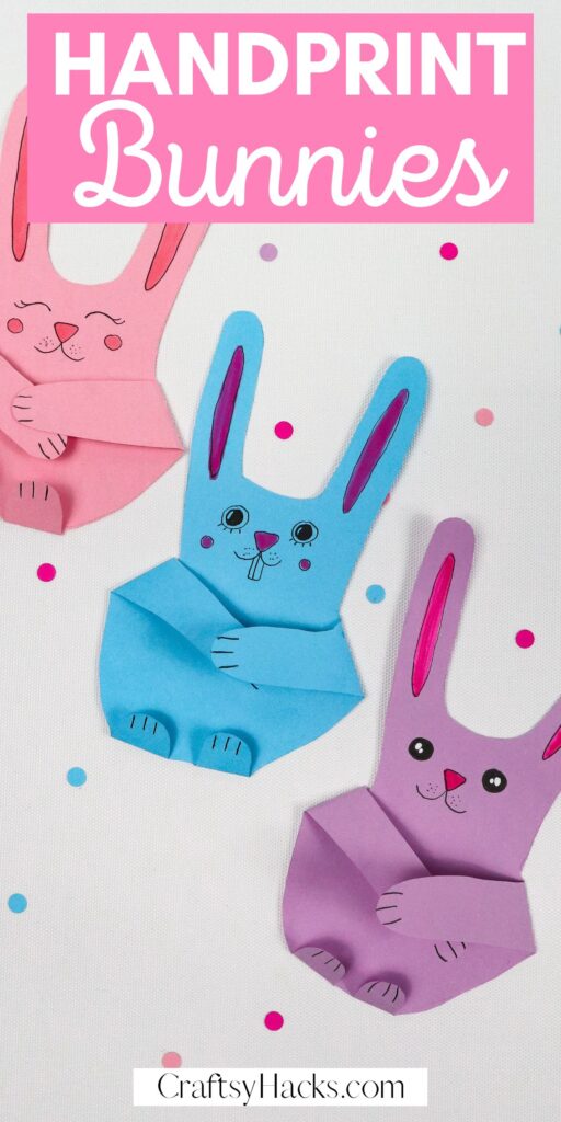 handprint bunny craft