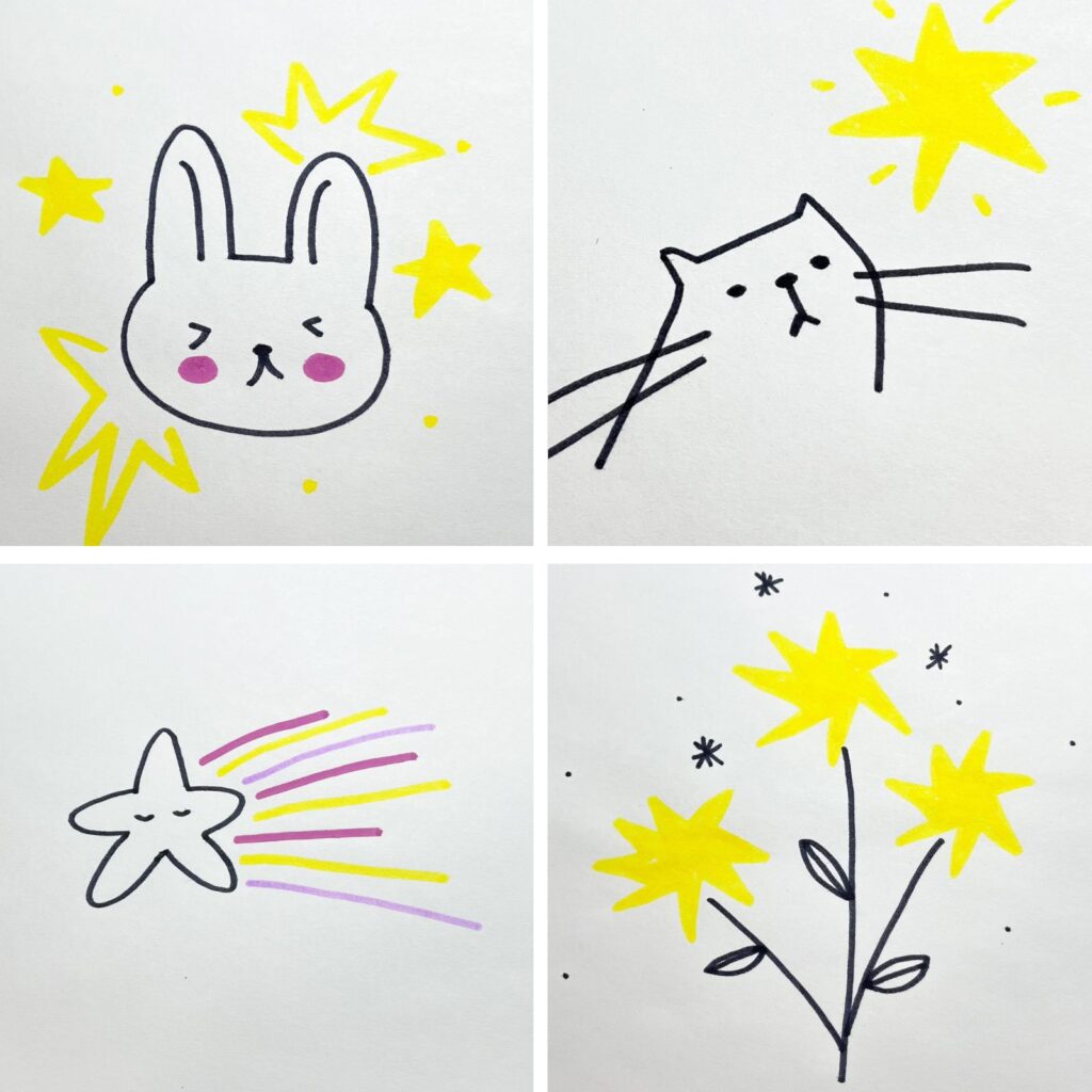 star drawing ideas