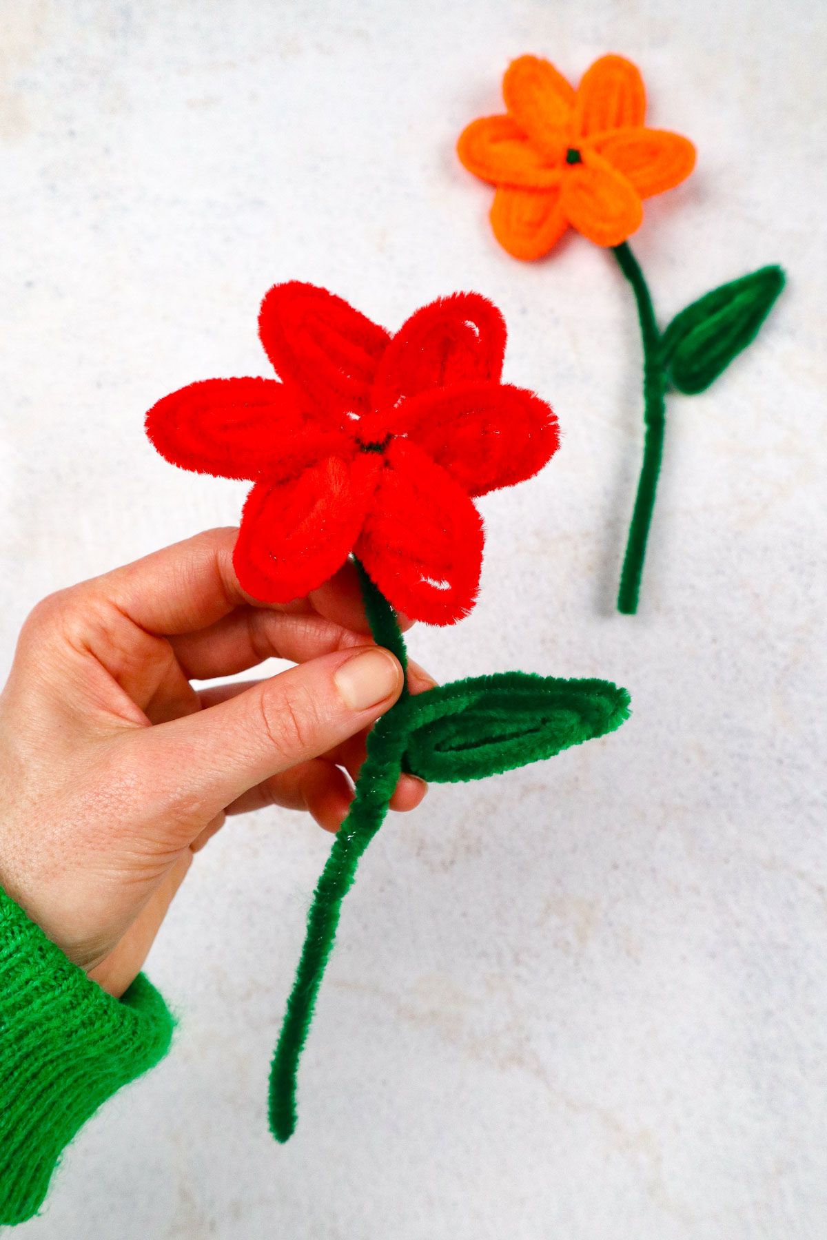 Pipe Cleaner Flower craft