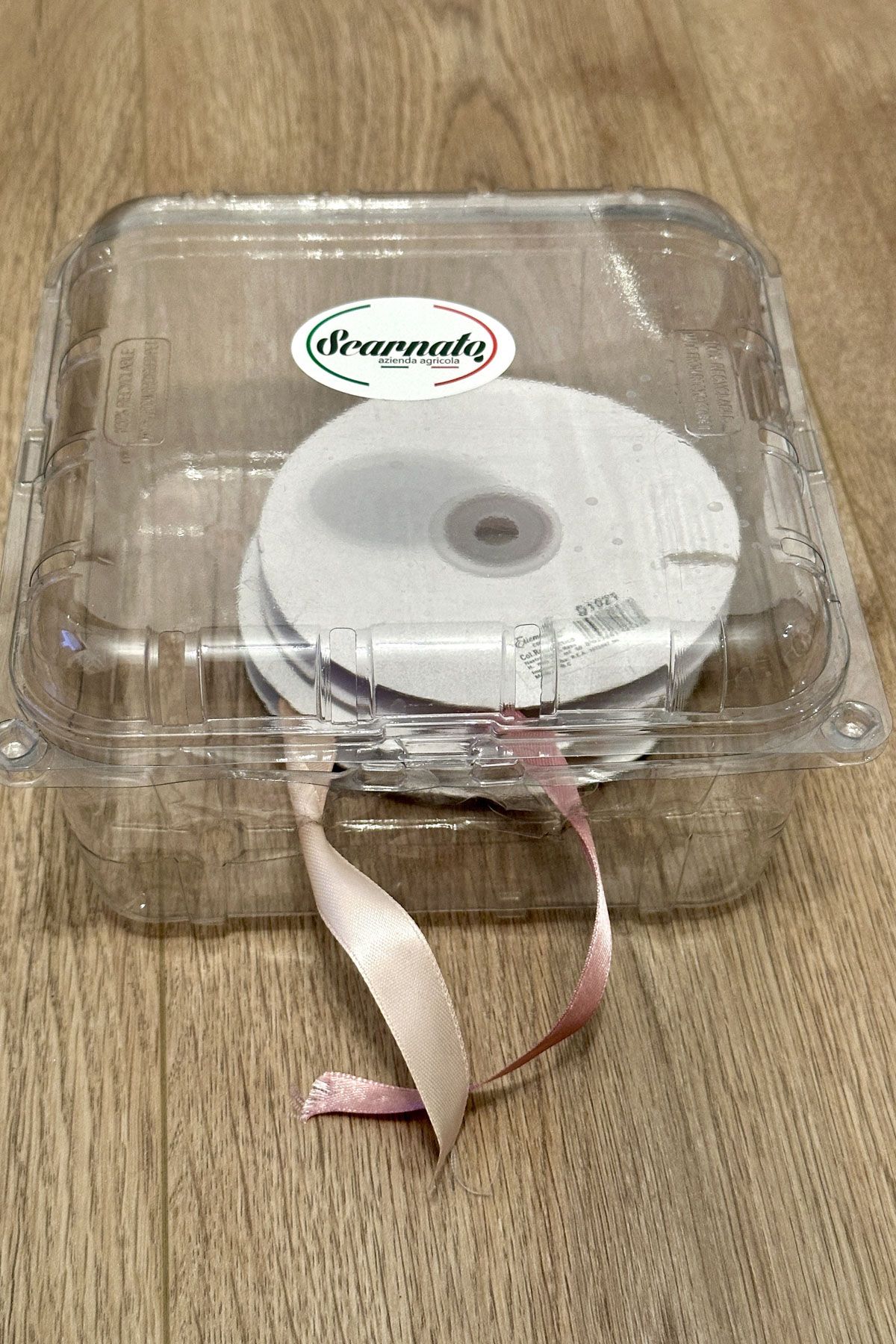 Keep Your Ribbons Organized When Using With A Plastic Container