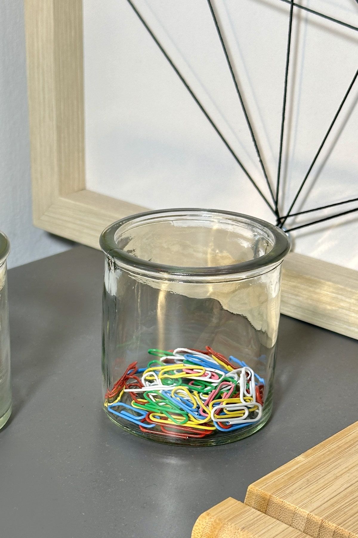 Use Glass Candle Jars To Store Small Items