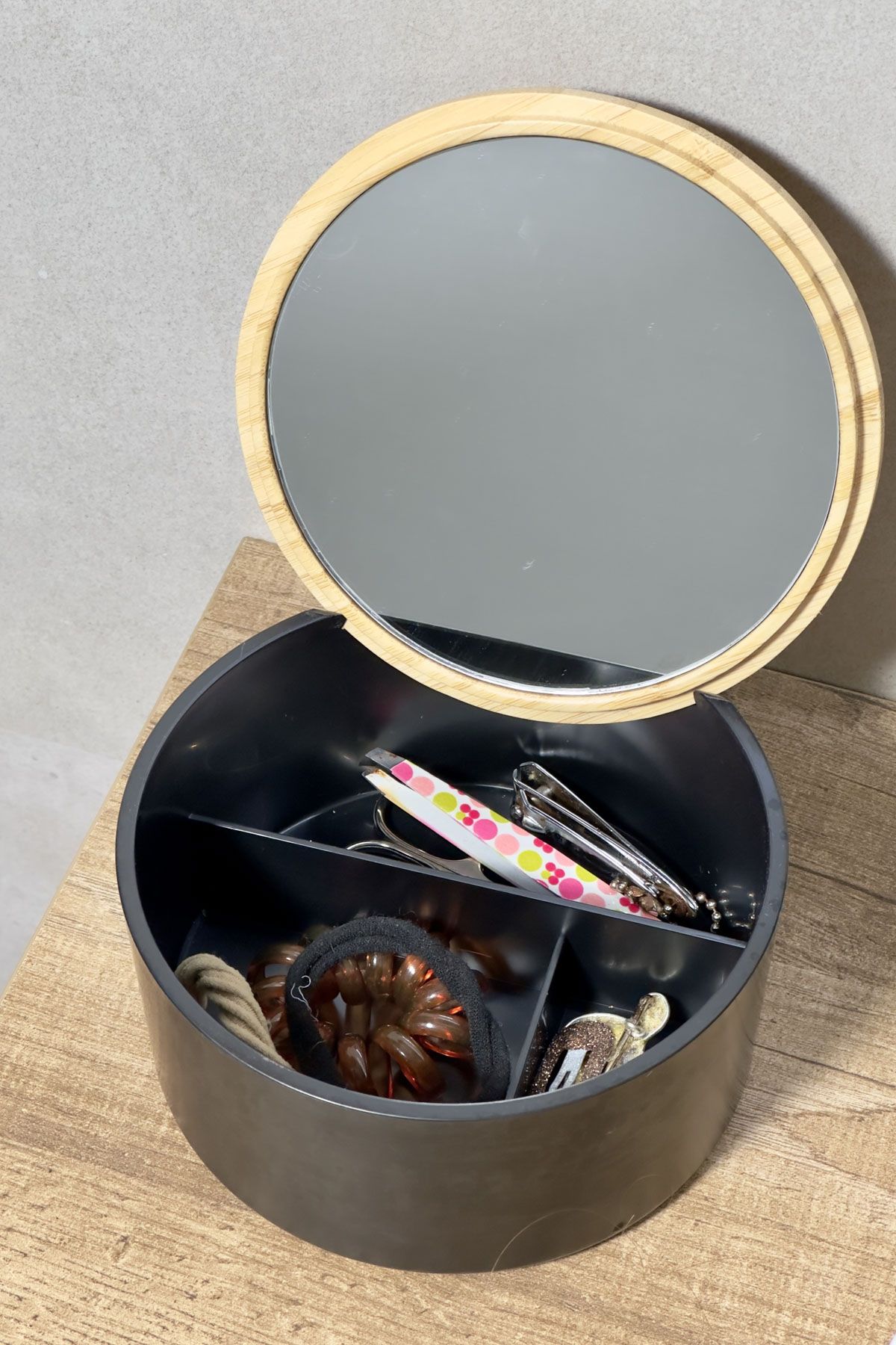 Use A Container To Store Small Items By The Sink