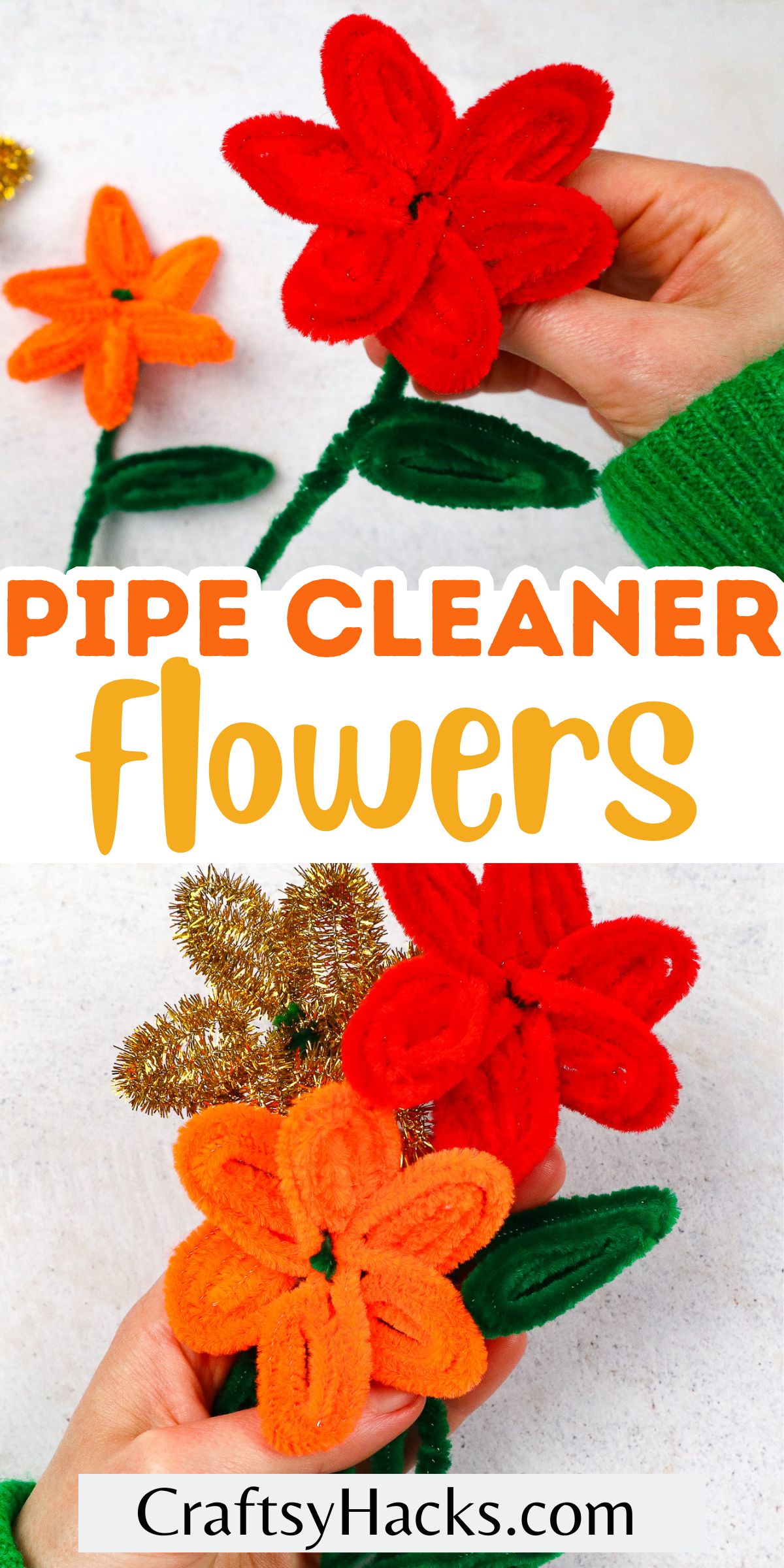 pipe cleaner flowers