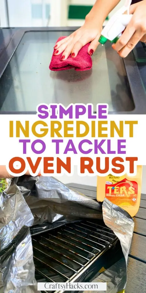 simple ingredient to tackle oven rust