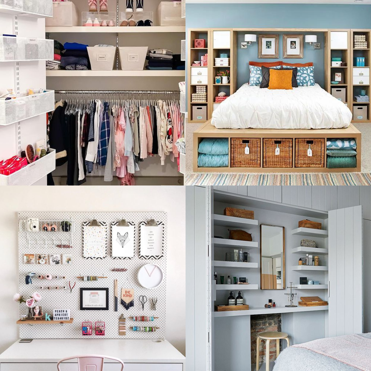 21 Genius Hacks for Small Bedrooms - Craftsy Hacks