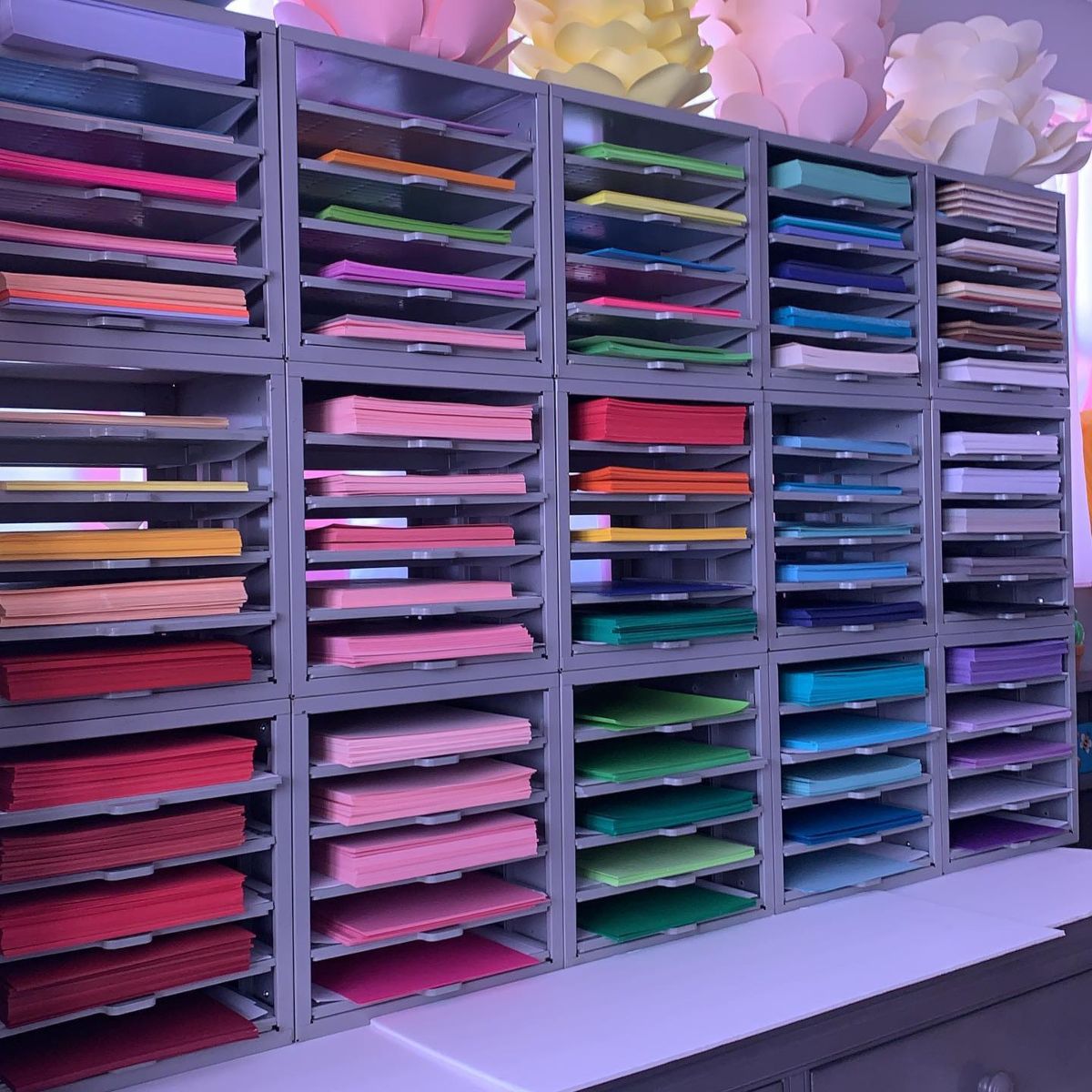 Cardstock Paper Organization