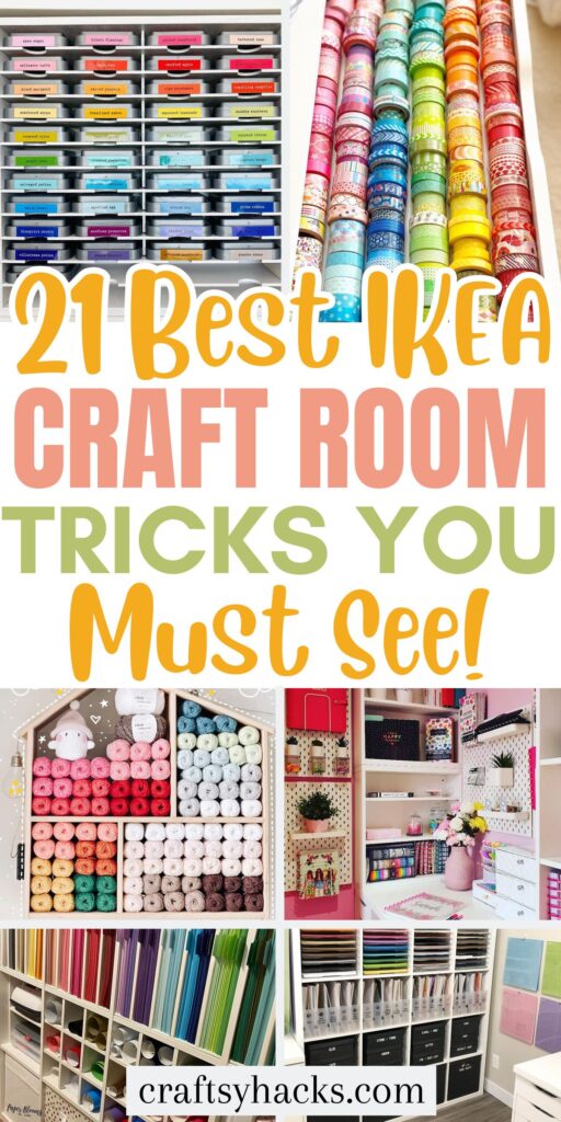 21 IKEA Craft Room Hacks - Craftsy Hacks