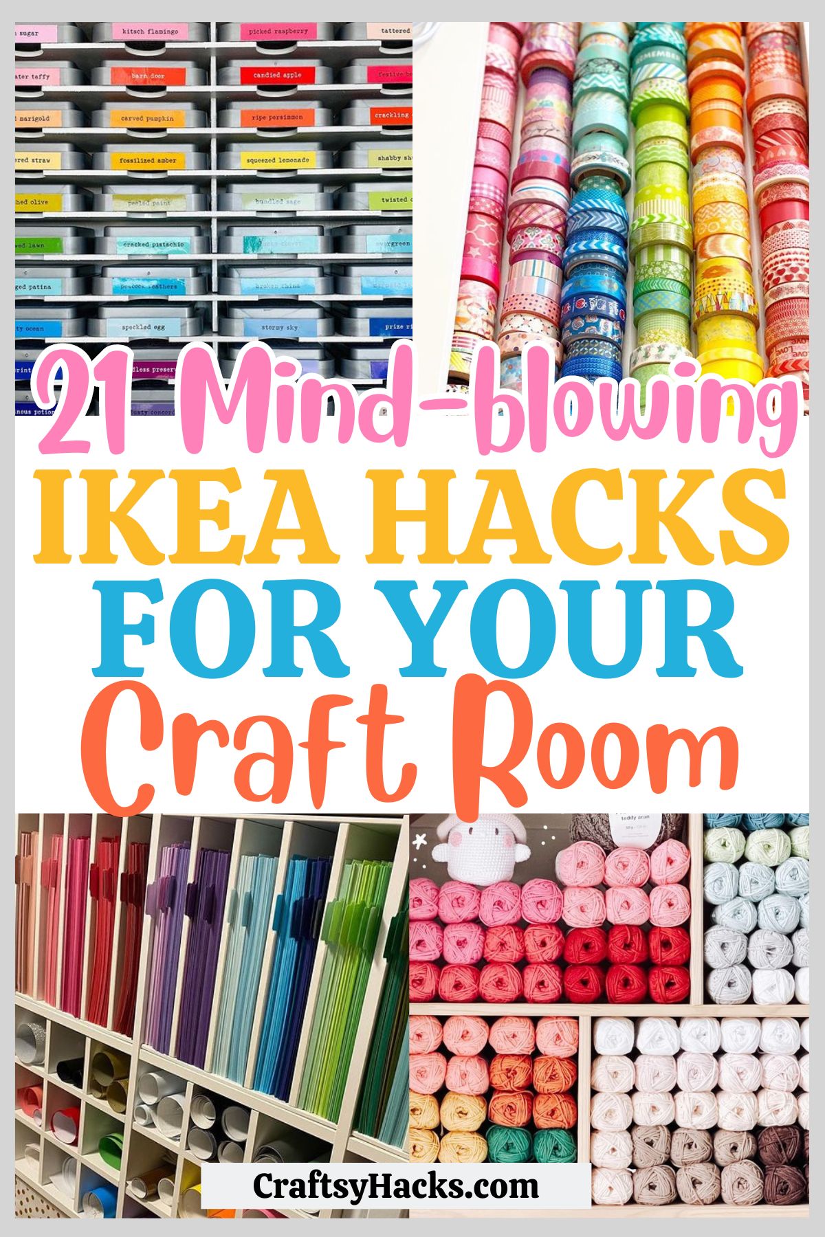  IKEA Hacks for your Craft Room