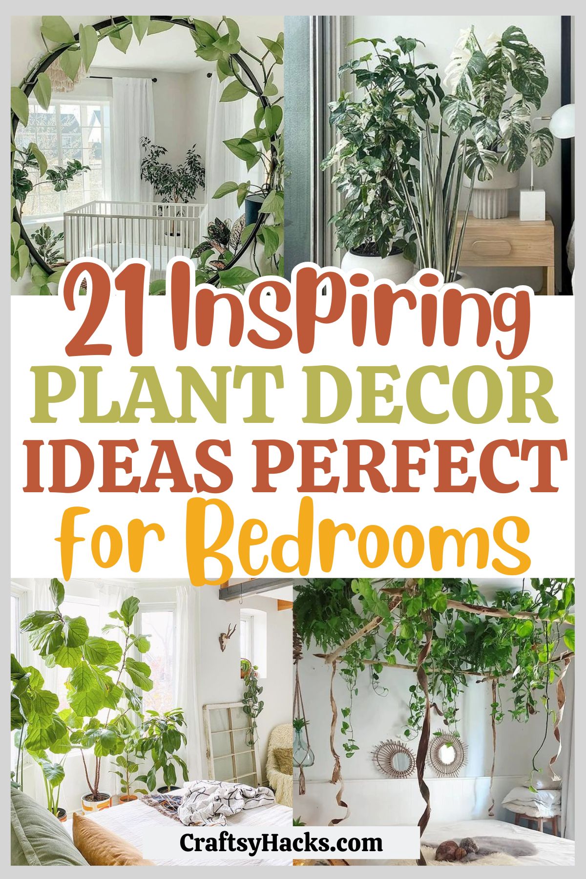 plant bedroom decor ideas