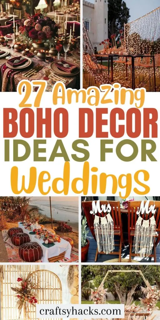 boho wedding decor ideas