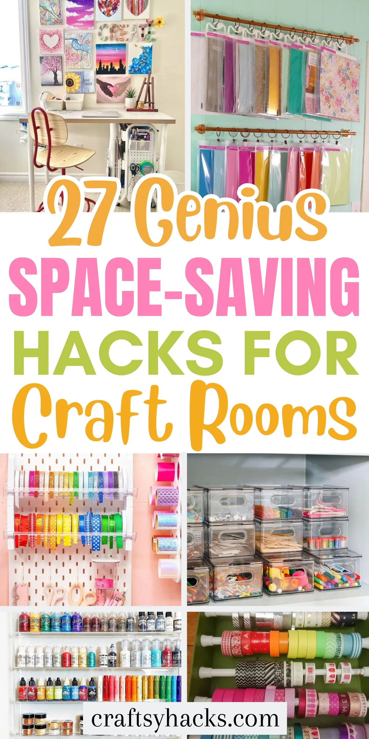 27 Genius Craft Room Hacks for a Small Space - Craftsy Hacks