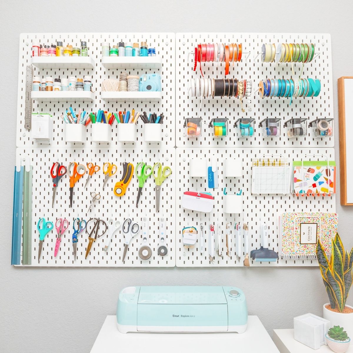 Pegboard Organization