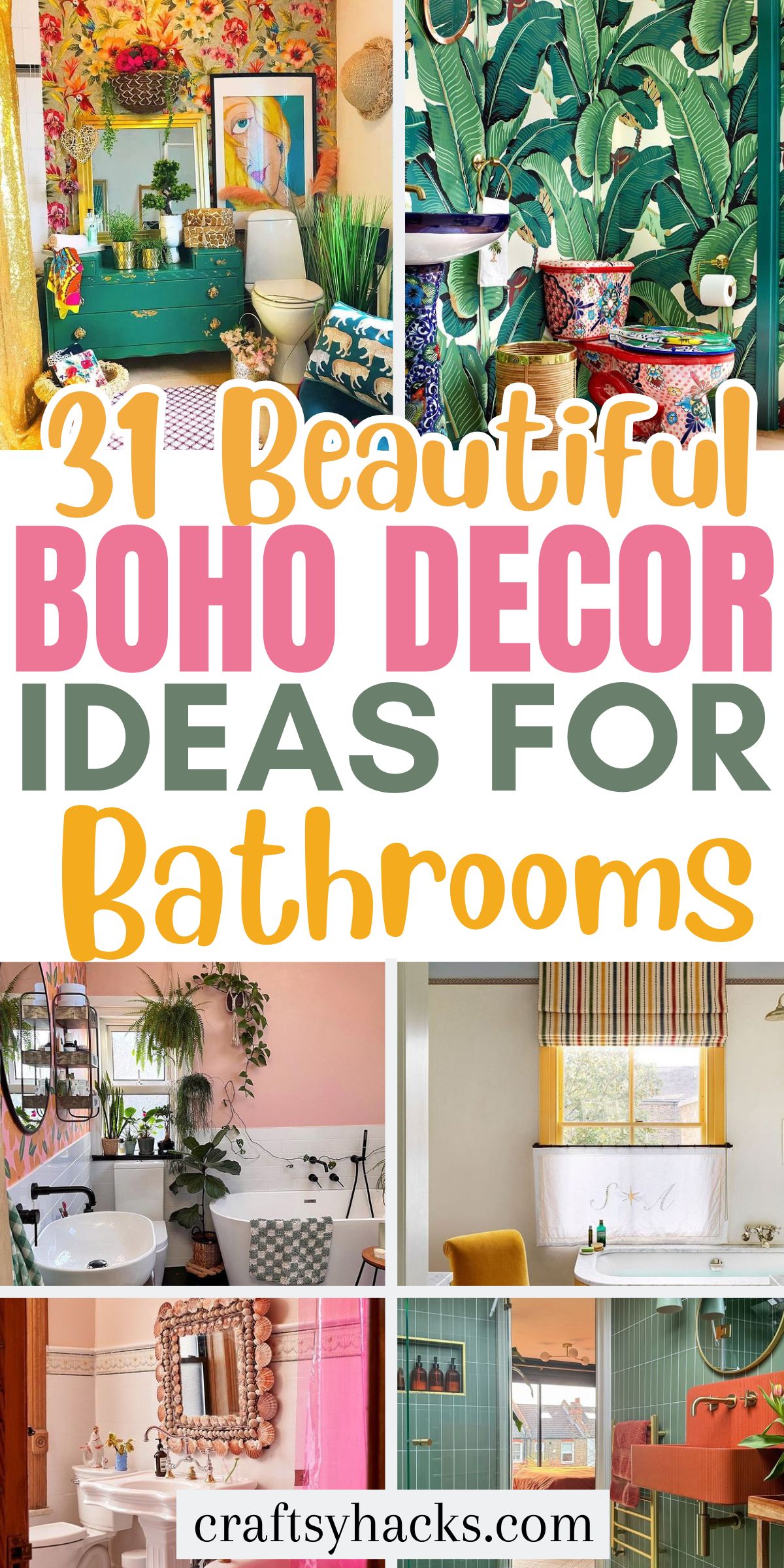 boho bathroom decor ideas