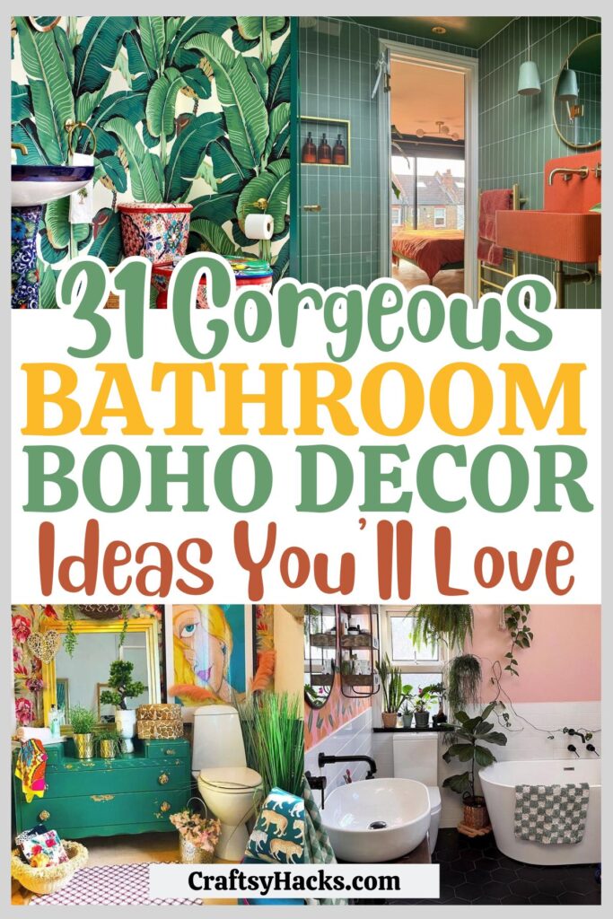 31 Boho Bathroom Decor Ideas - Craftsy Hacks