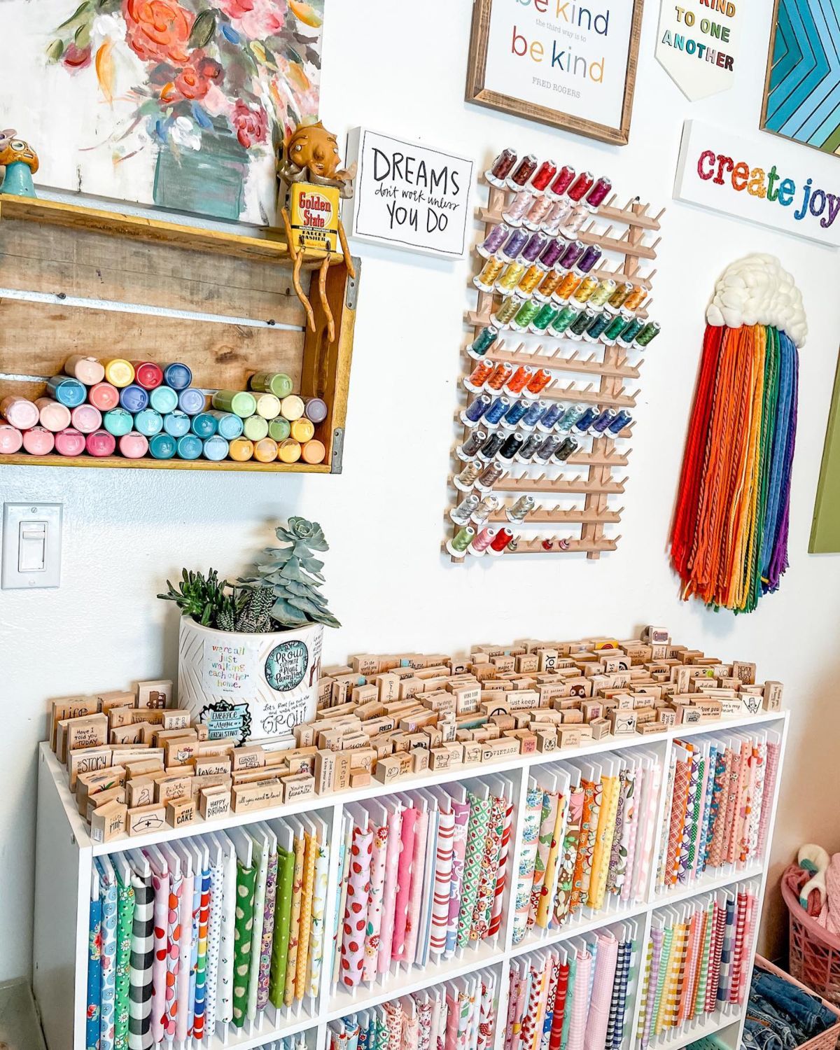  Fabric and Stamp Organization