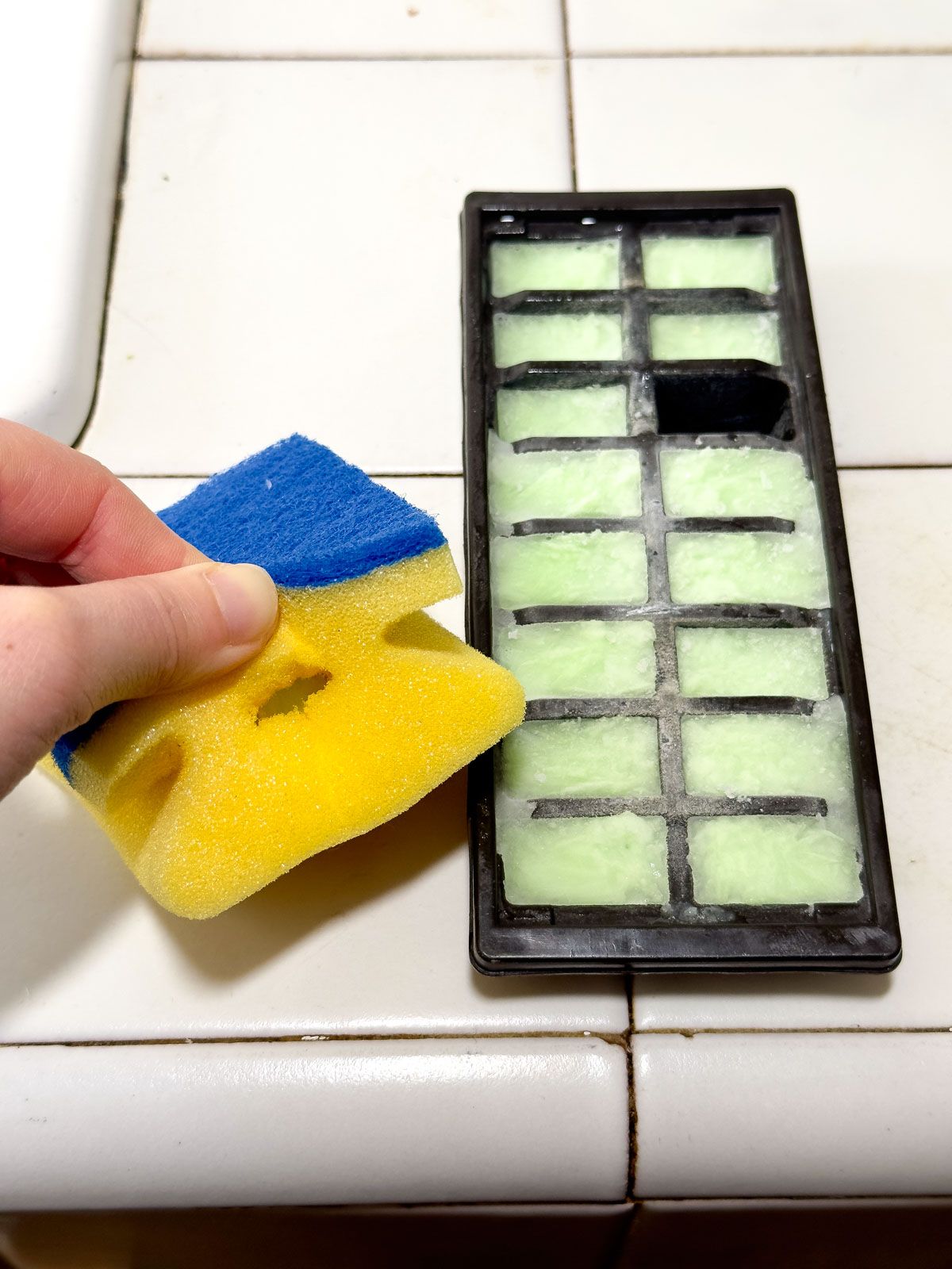 Store Dishwashing Liquid Inside a Sponge