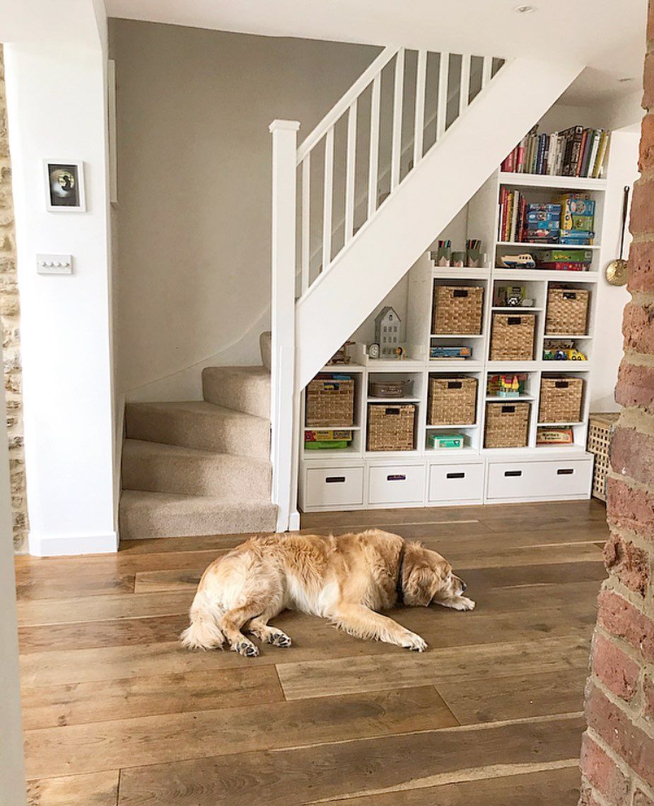 Under-stairs storage system