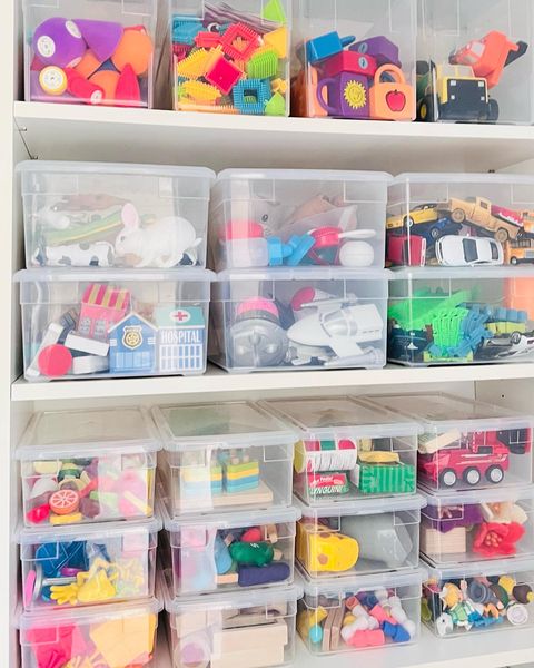 Plastic Toy Shelf