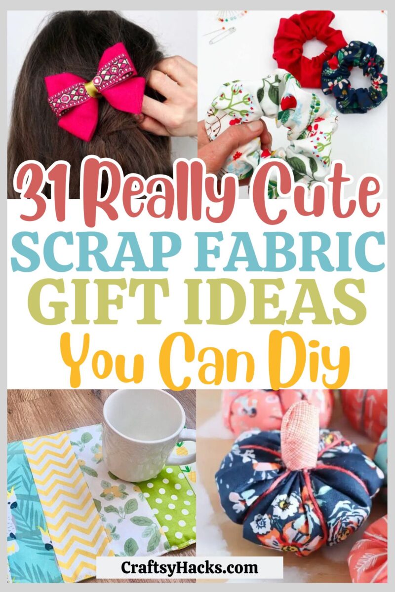 31 DIY Scrap Fabric Gifts - Craftsy Hacks