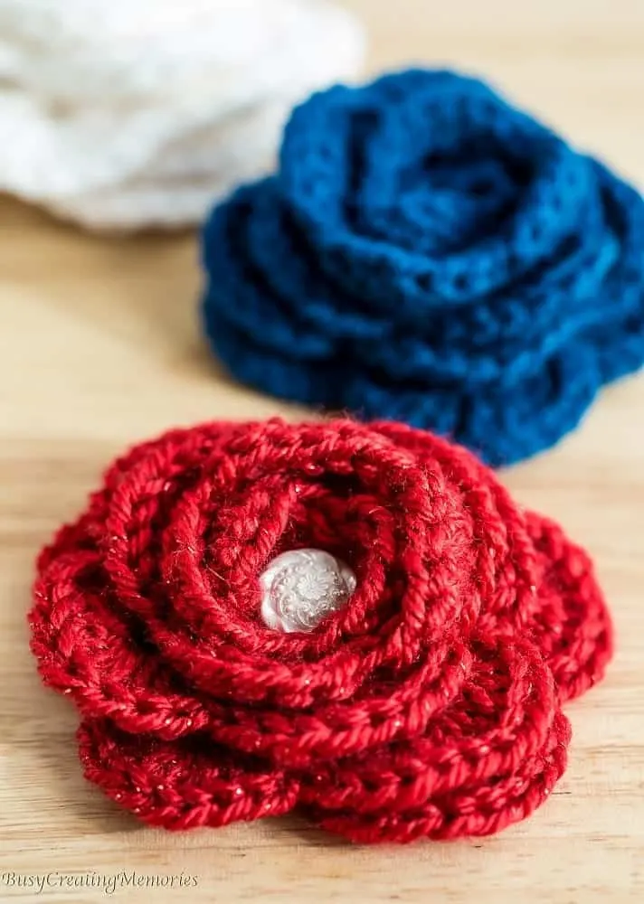 Crocheted Rose