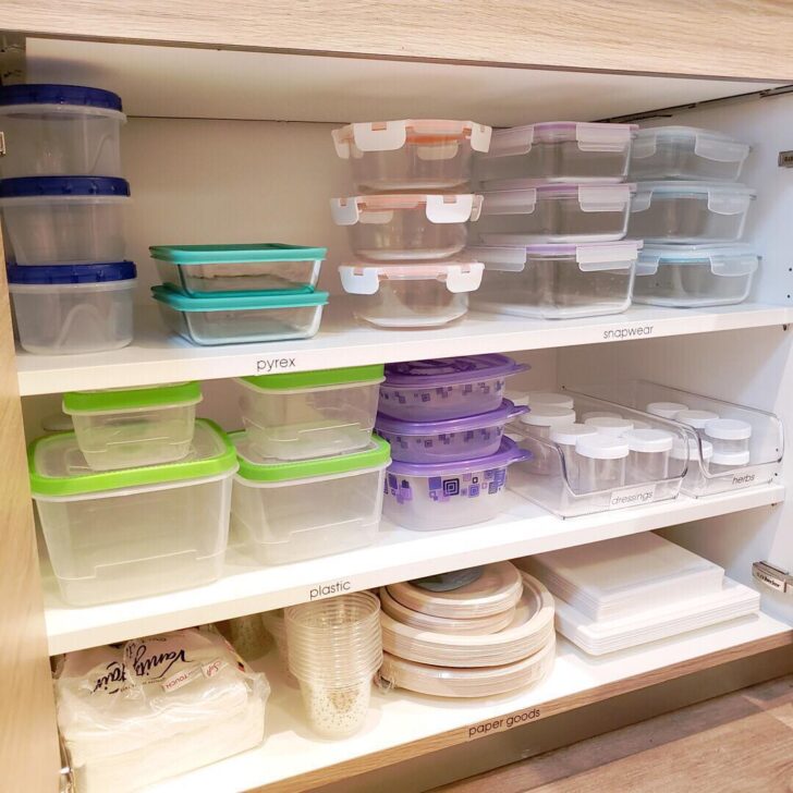 13 Ways to Organize Kitchen Food Containers - Craftsy Hacks