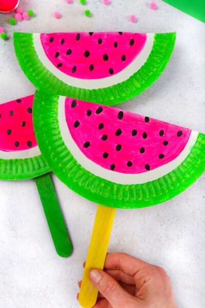 DIY Paper Watermelon - Craftsy Hacks